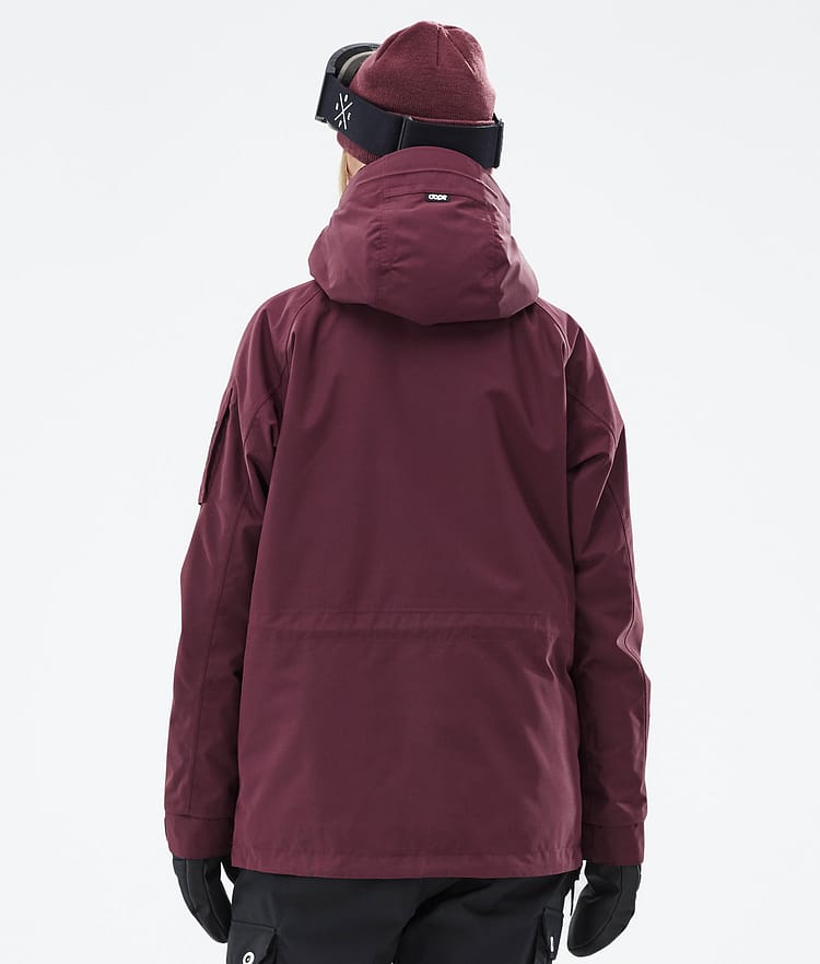 Dope Annok W Snowboard jas Dames Don Burgundy, Afbeelding 7 van 9