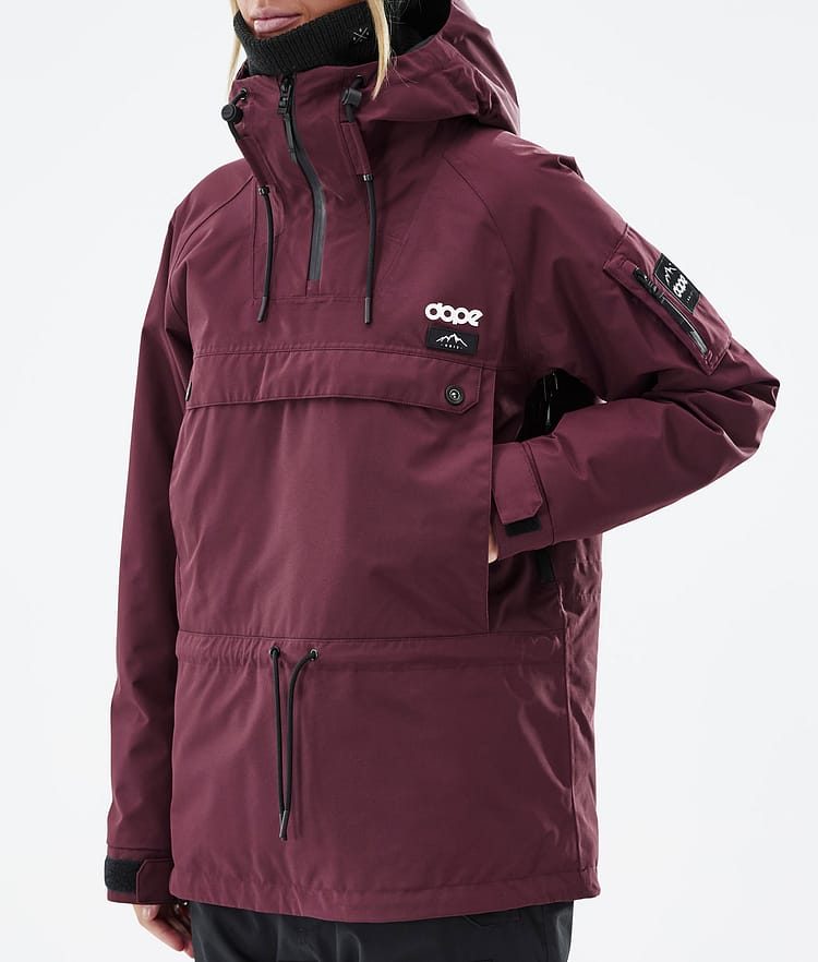 Dope Annok W Veste de Ski Femme Don Burgundy