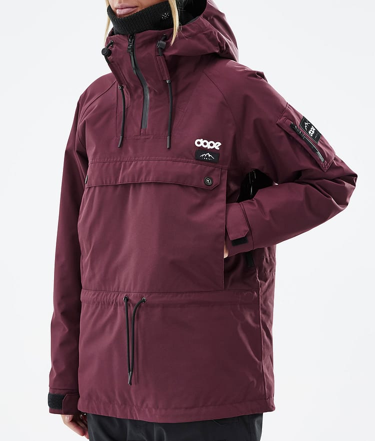 Dope Annok W Snowboard jas Dames Don Burgundy, Afbeelding 8 van 9