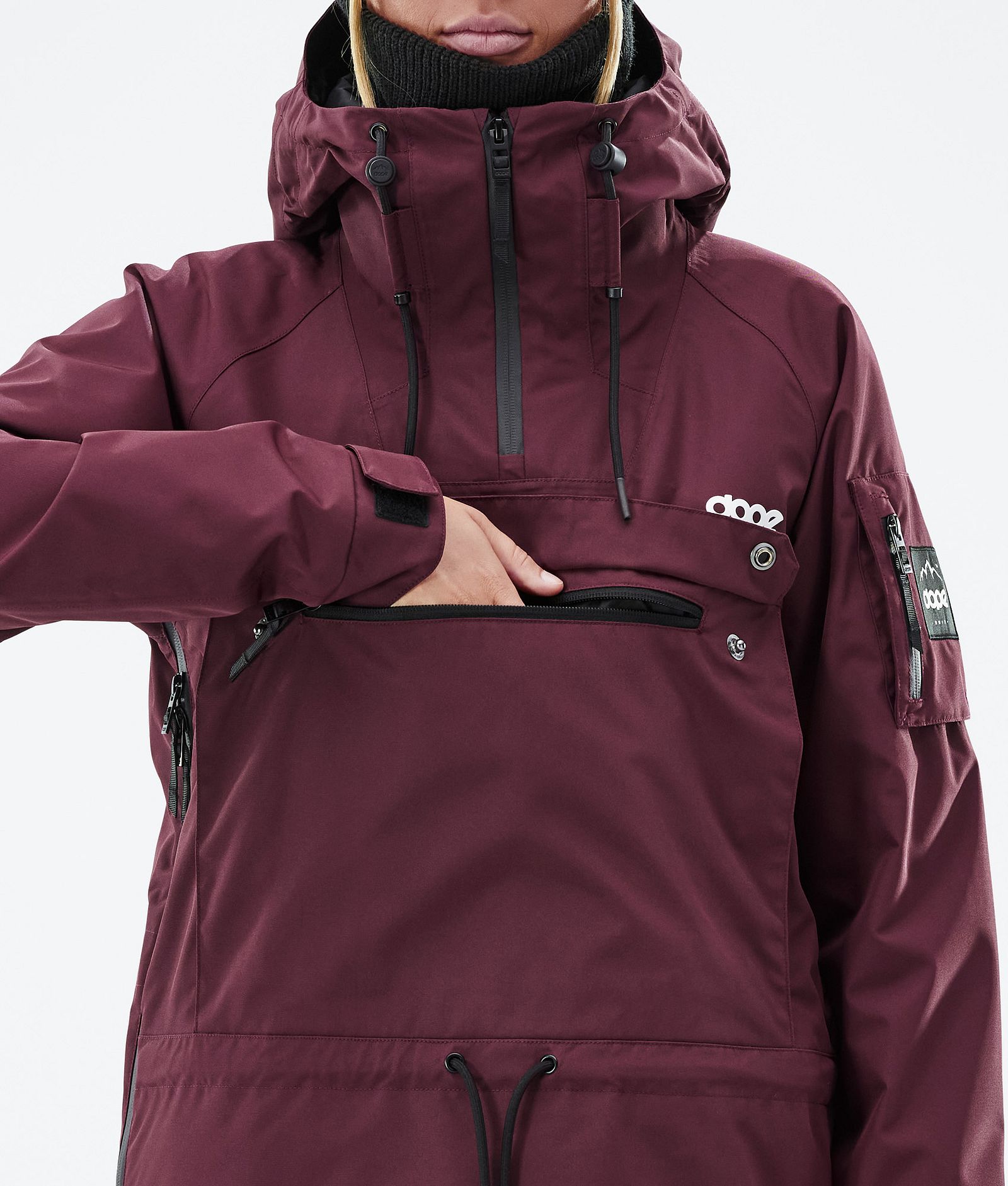 Dope Annok W Veste Snowboard Femme Don Burgundy Renewed, Image 9 sur 9