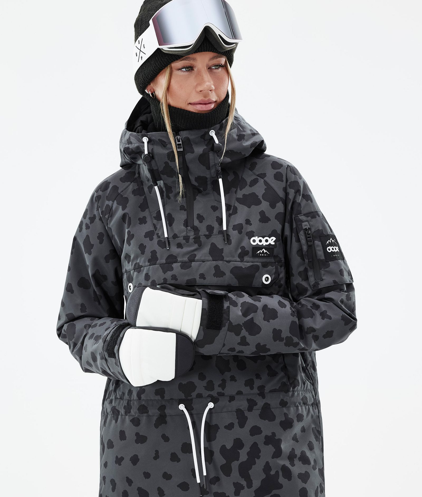 Dope Annok W Snowboard Jacket Women Dots Phantom Renewed