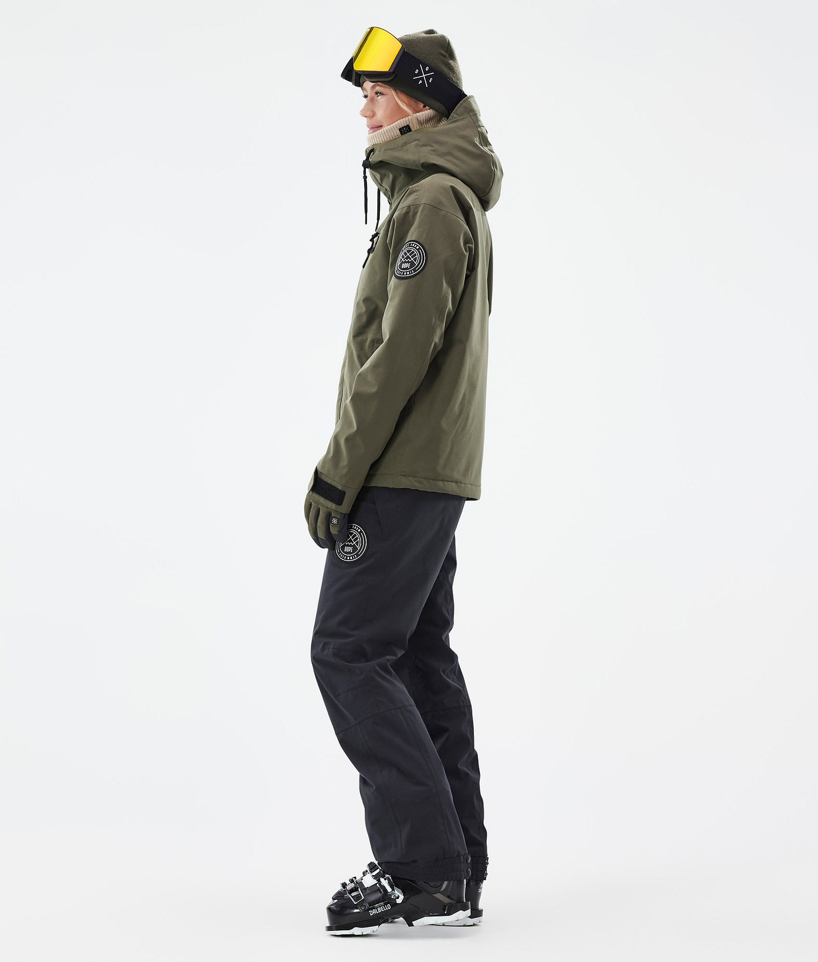 Dope Blizzard W Full Zip Chaqueta Esquí Mujer Olive Green