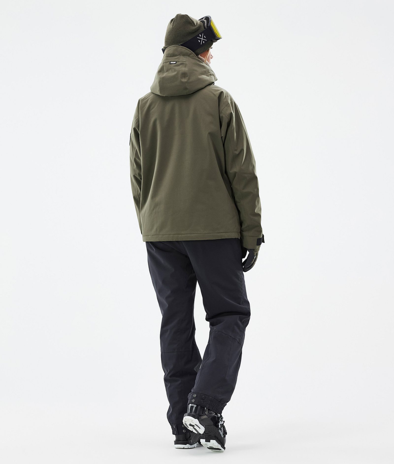 Dope Blizzard W Full Zip Giacca Sci Donna Olive Green