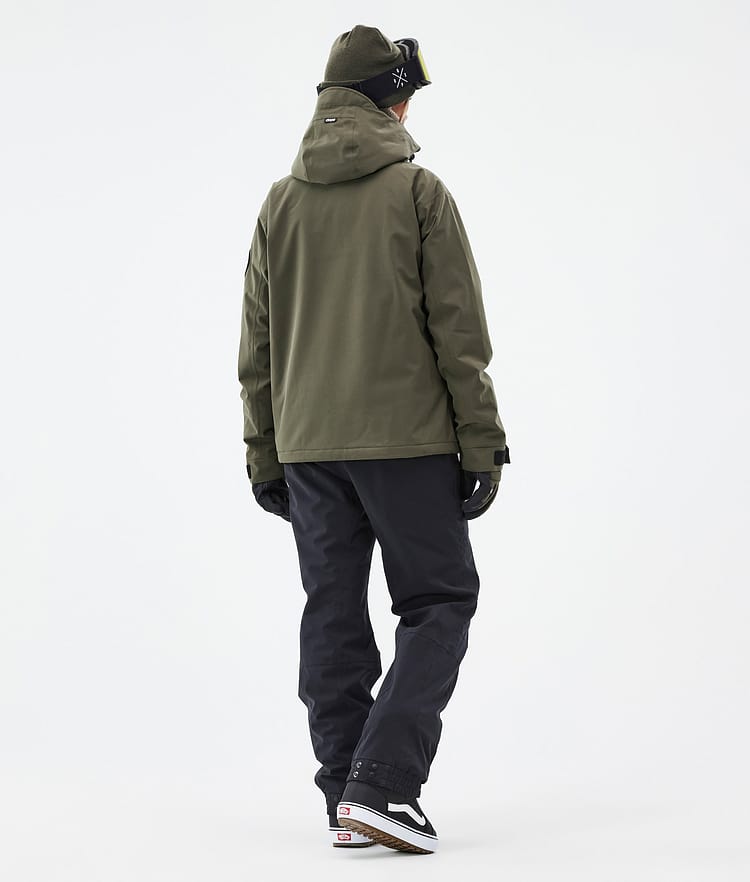 Dope Blizzard W Full Zip Snowboard jas Dames Olive Green, Afbeelding 5 van 10