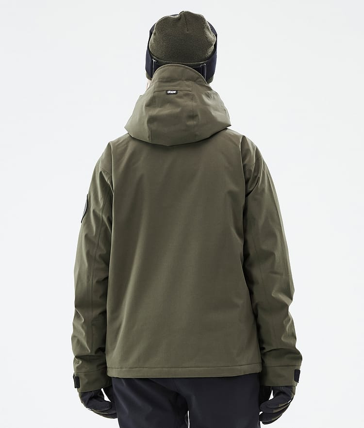 Dope Blizzard W Full Zip Snowboard jas Dames Olive Green, Afbeelding 7 van 10