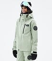 Dope Blizzard W Full Zip Ski jas Dames Soft Green