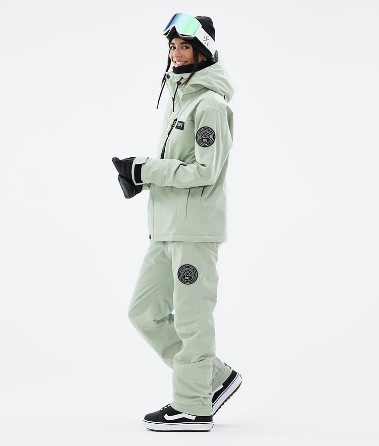 Dope Blizzard W Full Zip Bunda na Snowboard Dámské Soft Green