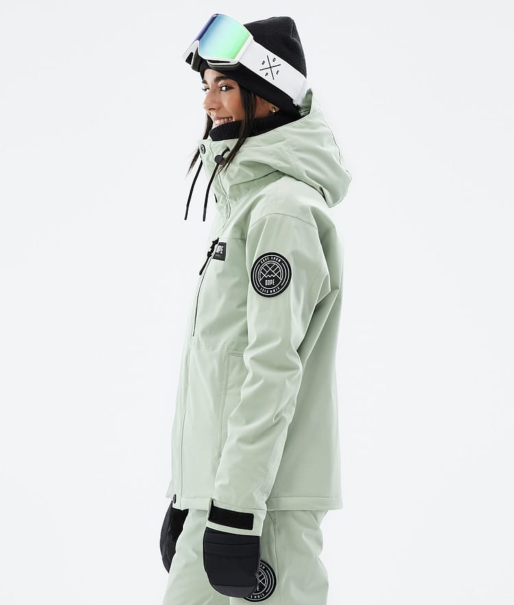 Dope Blizzard W Full Zip Bunda na Snowboard Dámské Soft Green