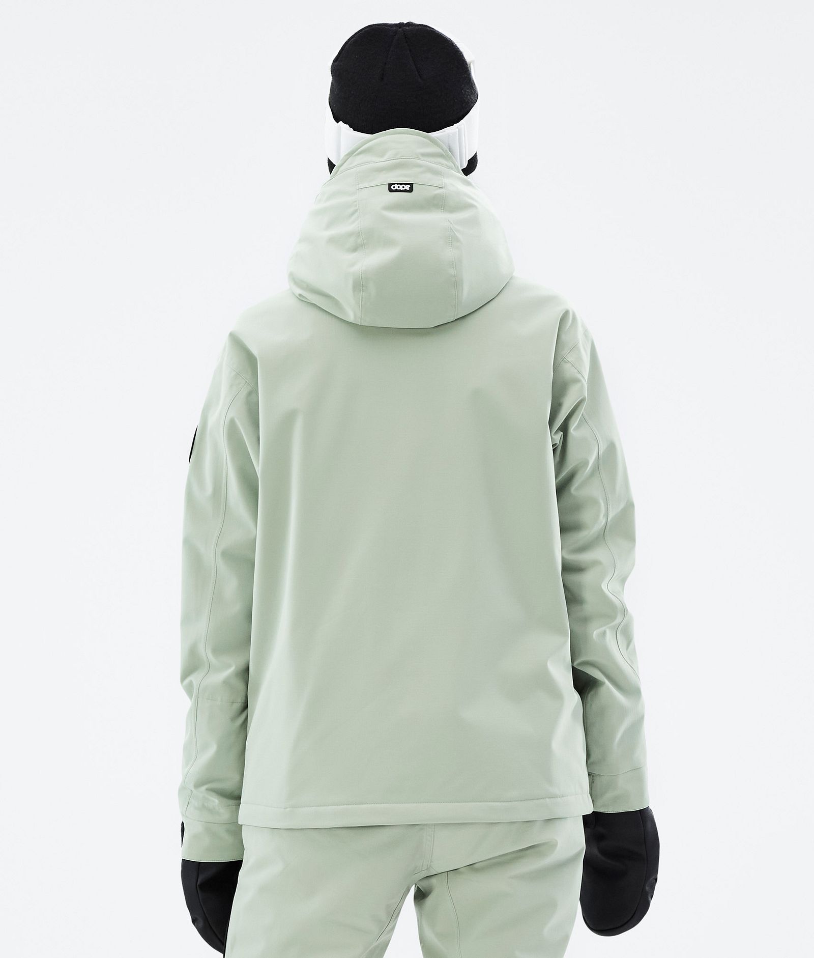 Dope Blizzard W Full Zip Lyžařská Bunda Dámské Soft Green, Obrázek 7 z 10