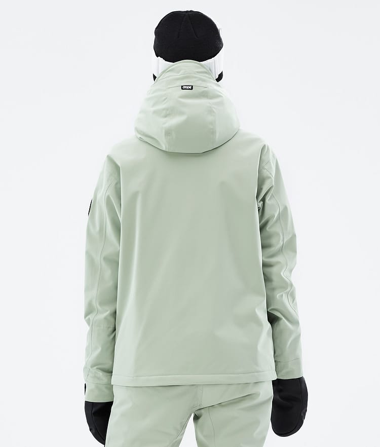 Dope Blizzard W Full Zip Giacca Snowboard Donna Soft Green