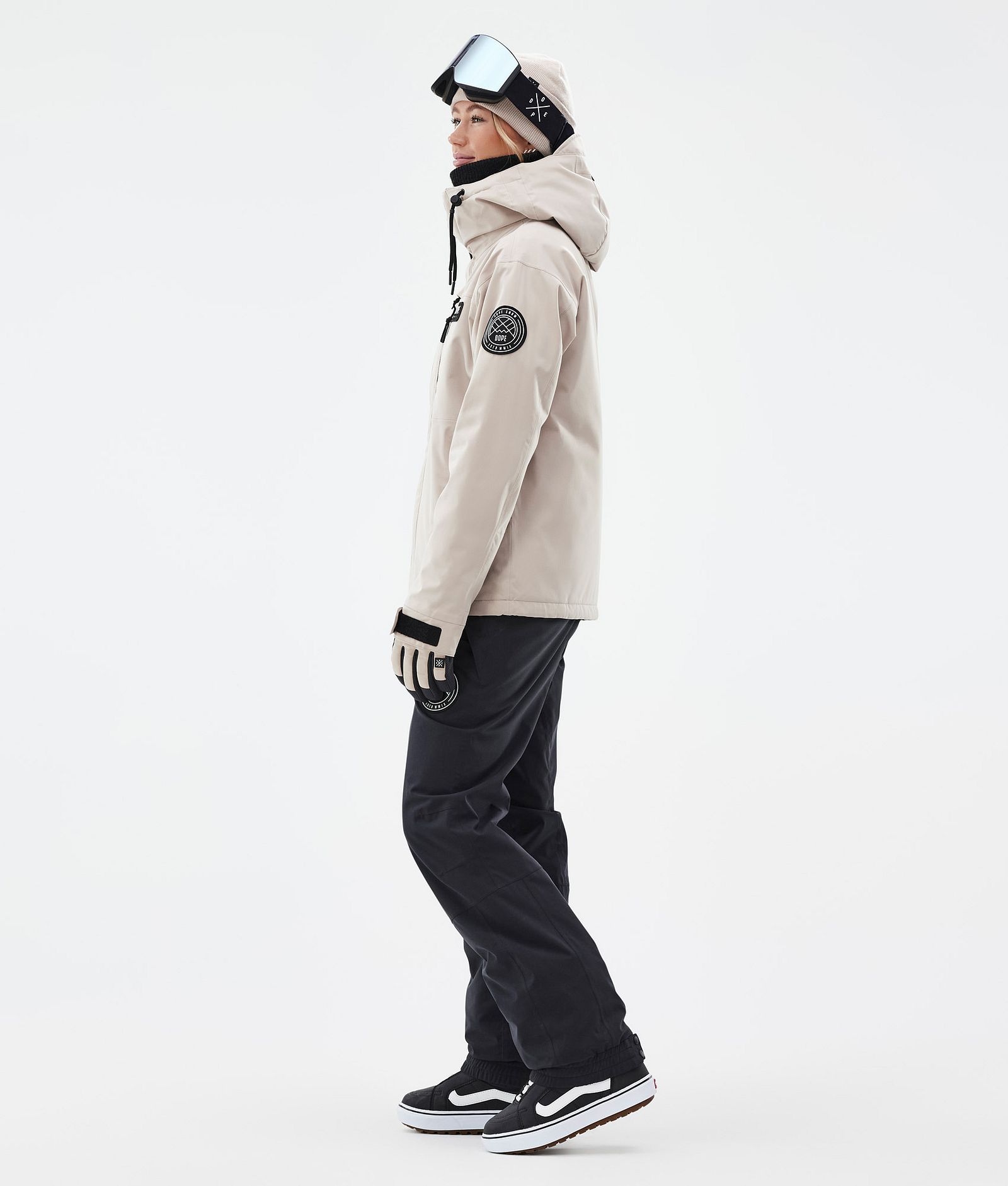 Dope Blizzard W Full Zip Giacca Snowboard Donna Sand