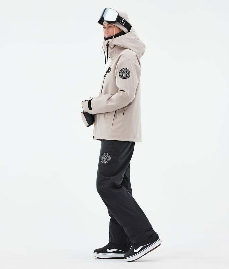 Dope Blizzard W Full Zip 24 Snowboard jas Dames Sand, Afbeelding 4 van 10