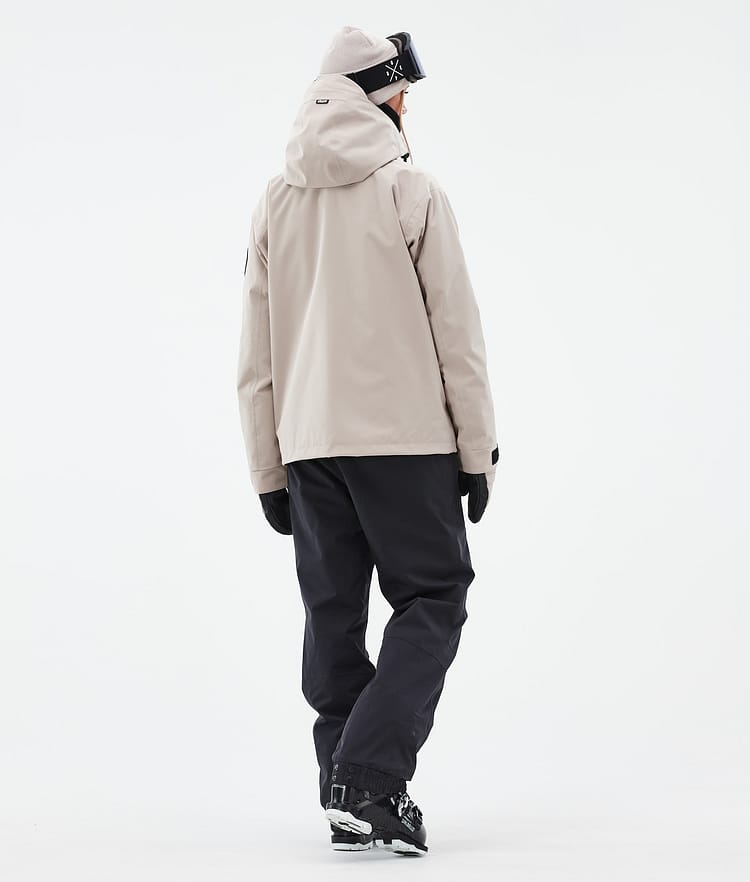 Dope Blizzard W Full Zip 24 Ski jas Dames Sand, Afbeelding 5 van 10
