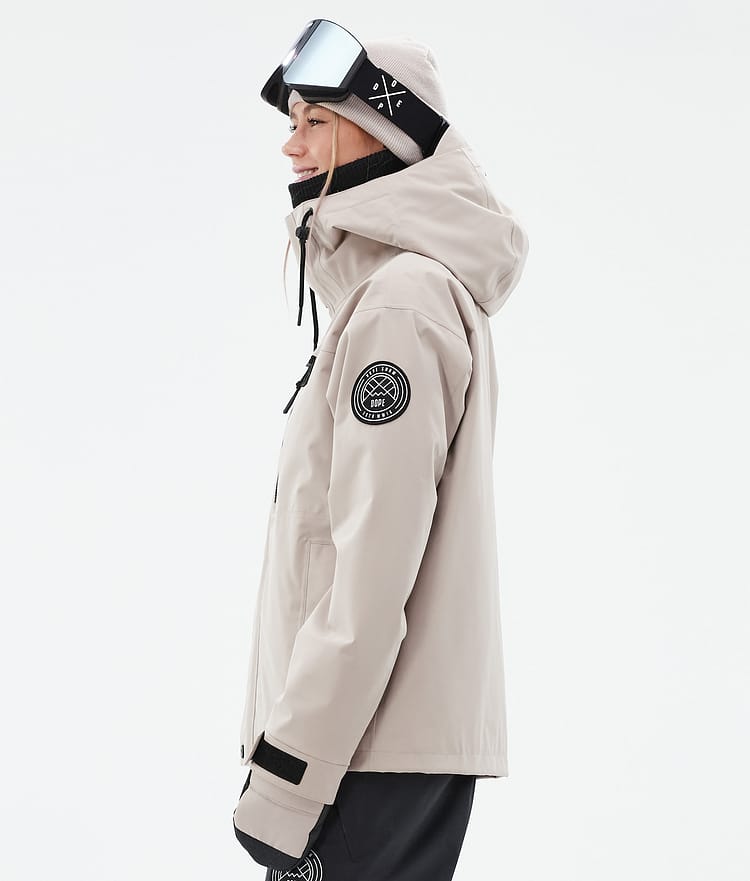 Dope Blizzard W Full Zip 24 Snowboard jas Dames Sand, Afbeelding 6 van 10