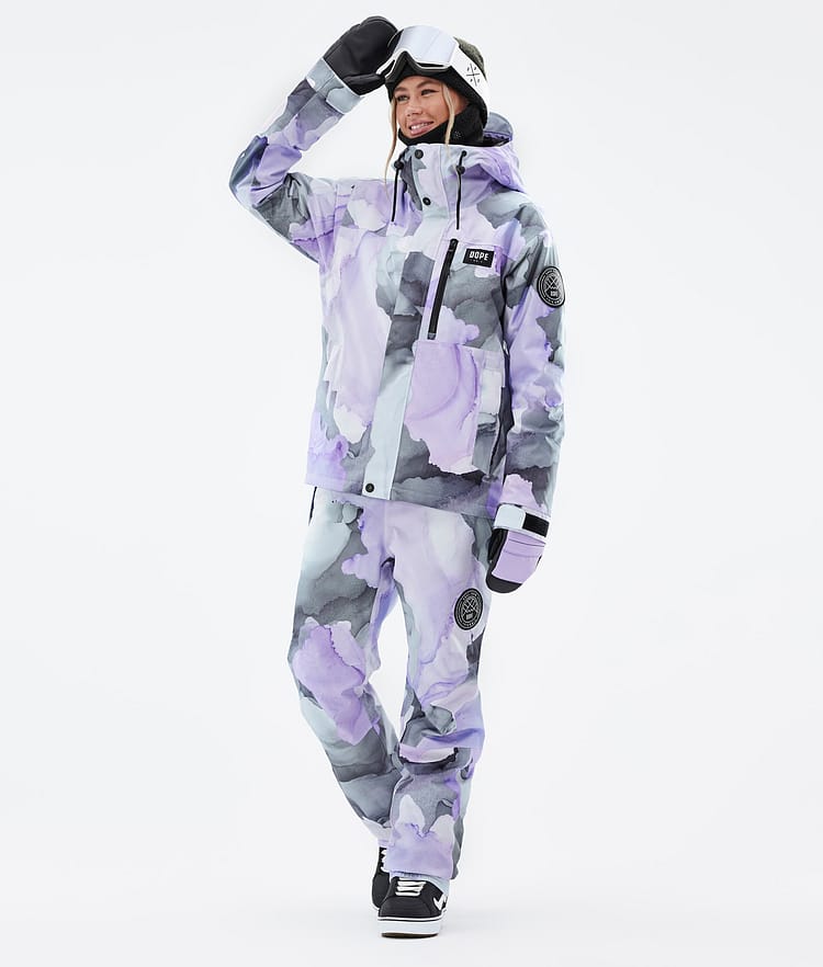 Dope Blizzard W Full Zip Snowboard jas Dames Blot Violet, Afbeelding 3 van 10