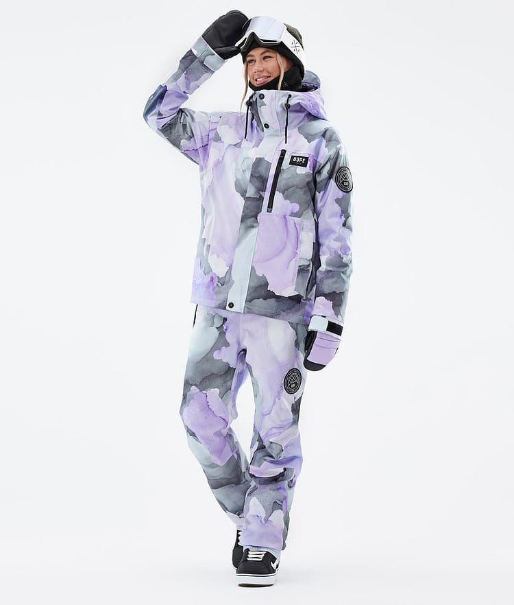 Dope Blizzard W Full Zip Kurtka Snowboardowa Kobiety Blot Violet Renewed, Zdjęcie 3 z 10