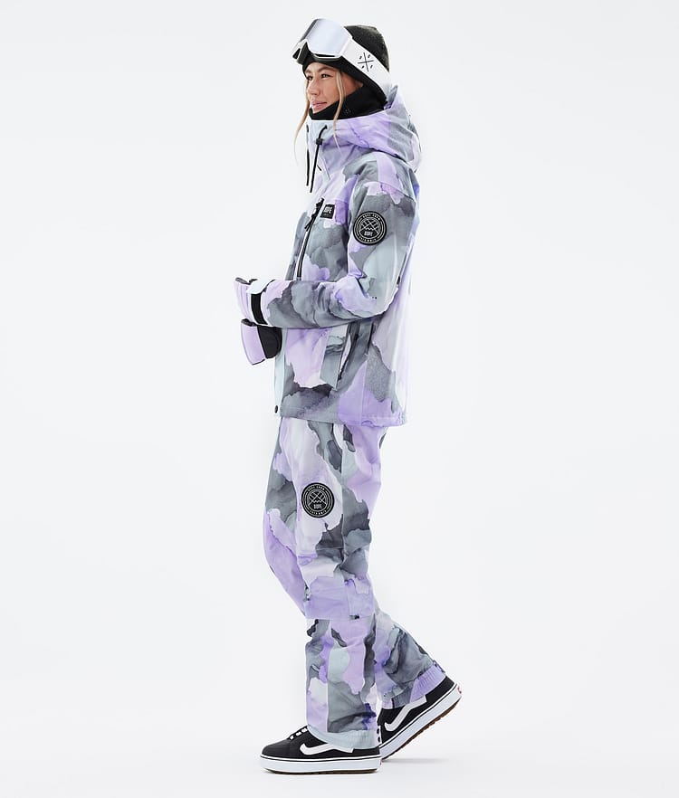 Dope Blizzard W Full Zip Veste Snowboard Femme Blot Violet