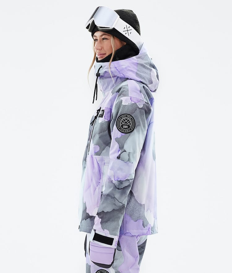 Dope Blizzard W Full Zip Kurtka Narciarska Kobiety Blot Violet, Zdjęcie 6 z 10