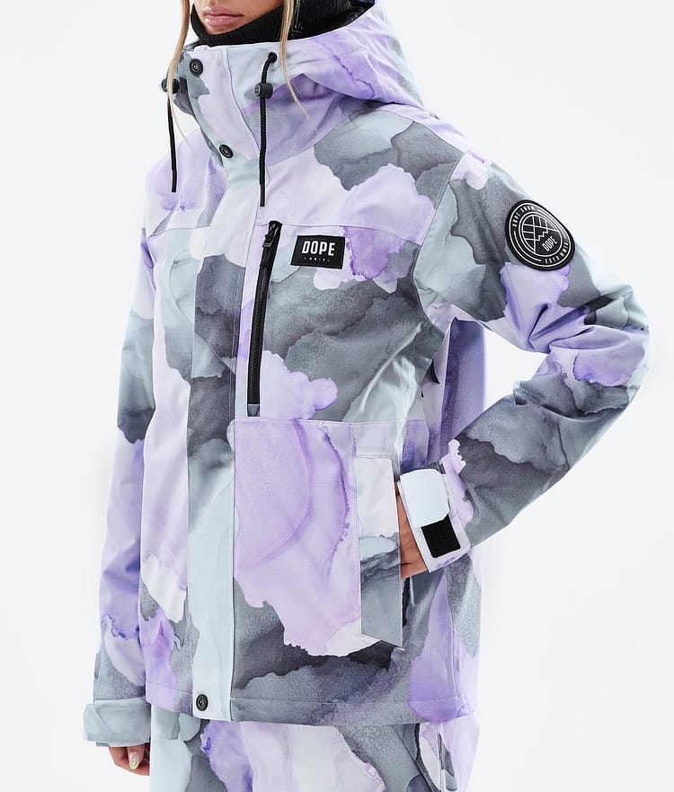 Dope Blizzard W Full Zip Snowboard Jacket Women Blot Violet Renewed