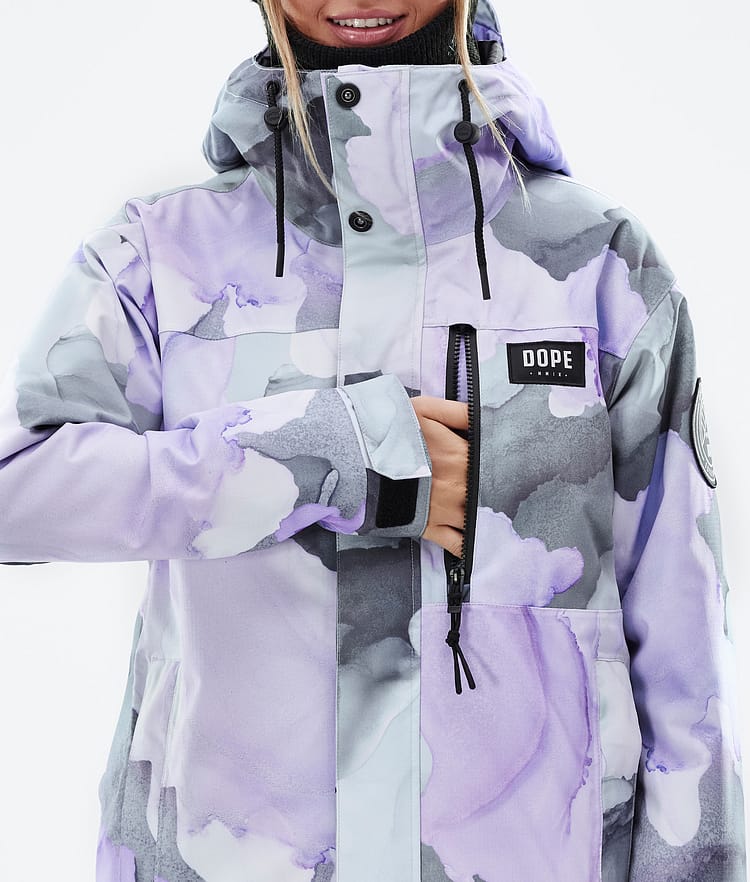 Dope Blizzard W Full Zip Kurtka Narciarska Kobiety Blot Violet, Zdjęcie 9 z 10