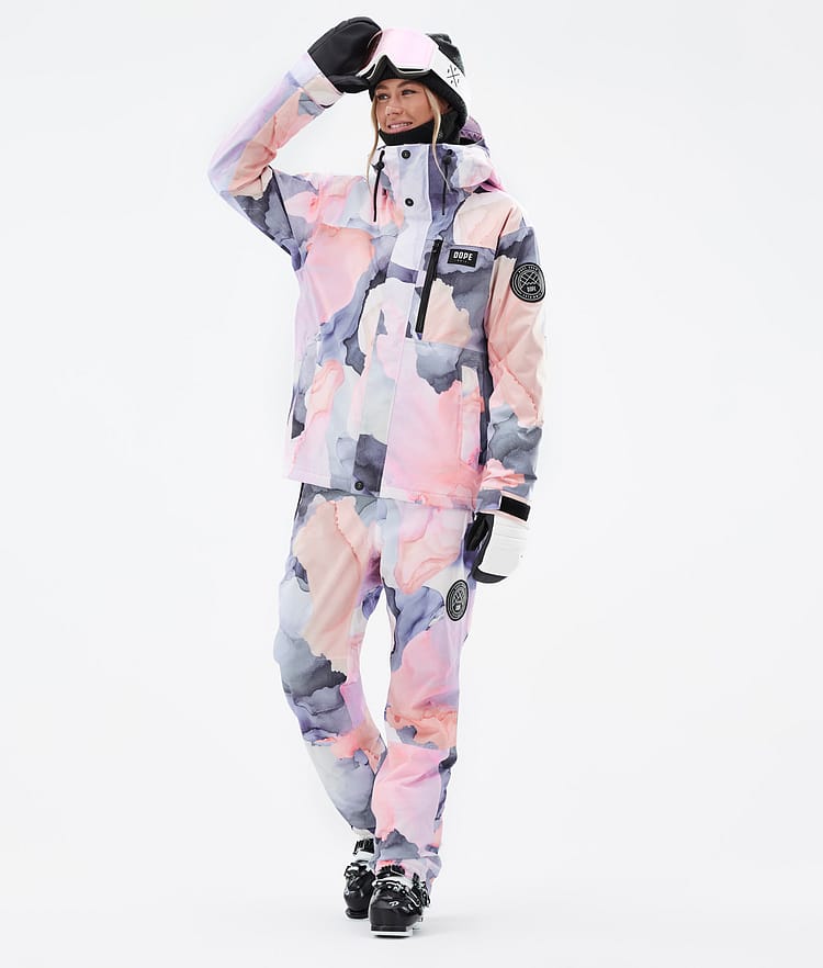 Dope Blizzard W Full Zip Kurtka Narciarska Kobiety Blot Peach, Zdjęcie 3 z 10