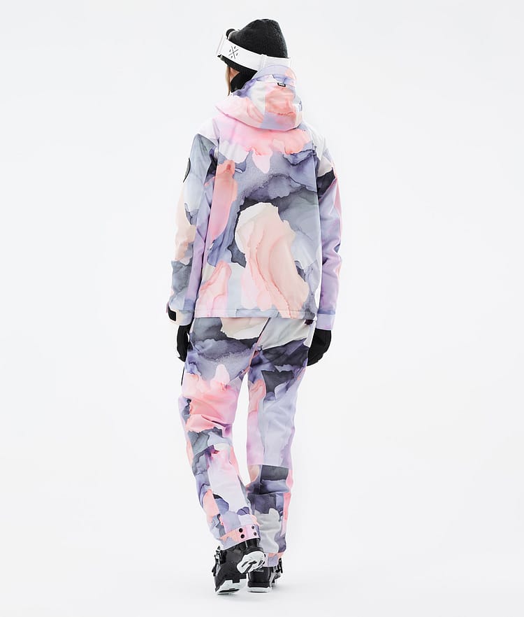 Dope Blizzard W Full Zip Veste de Ski Femme Blot Peach