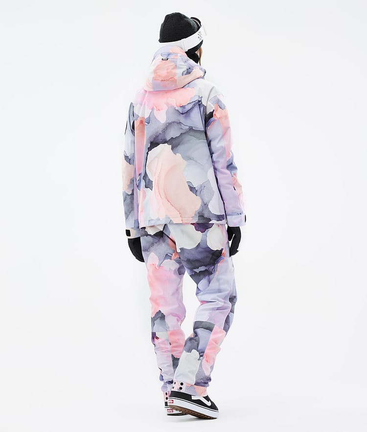 Dope Blizzard W Full Zip Veste Snowboard Femme Blot Peach, Image 5 sur 10