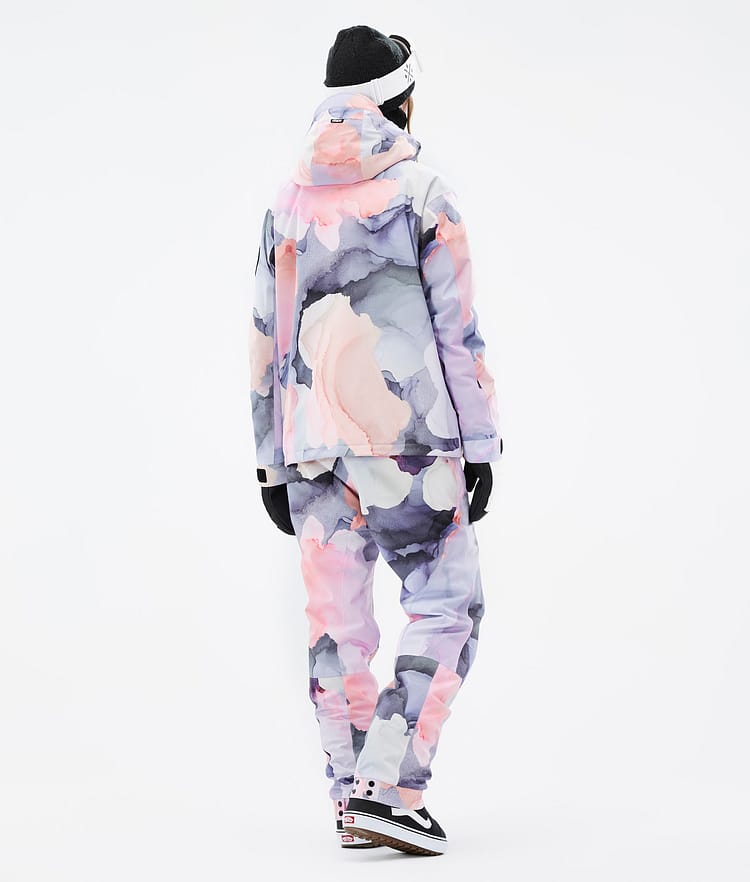 Dope Blizzard W Full Zip Snowboard jas Dames Blot Peach, Afbeelding 5 van 10