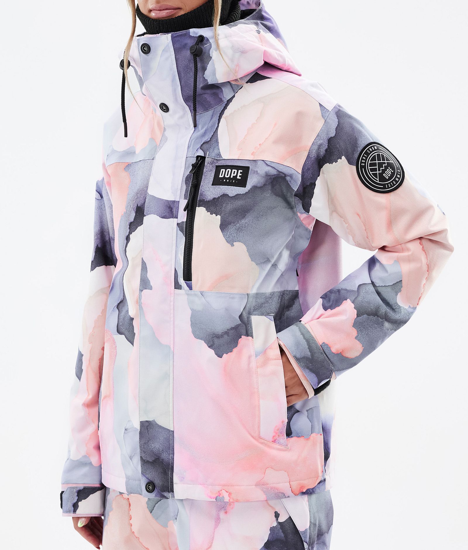 Dope Blizzard W Full Zip Giacca Sci Donna Blot Peach, Immagine 8 di 10