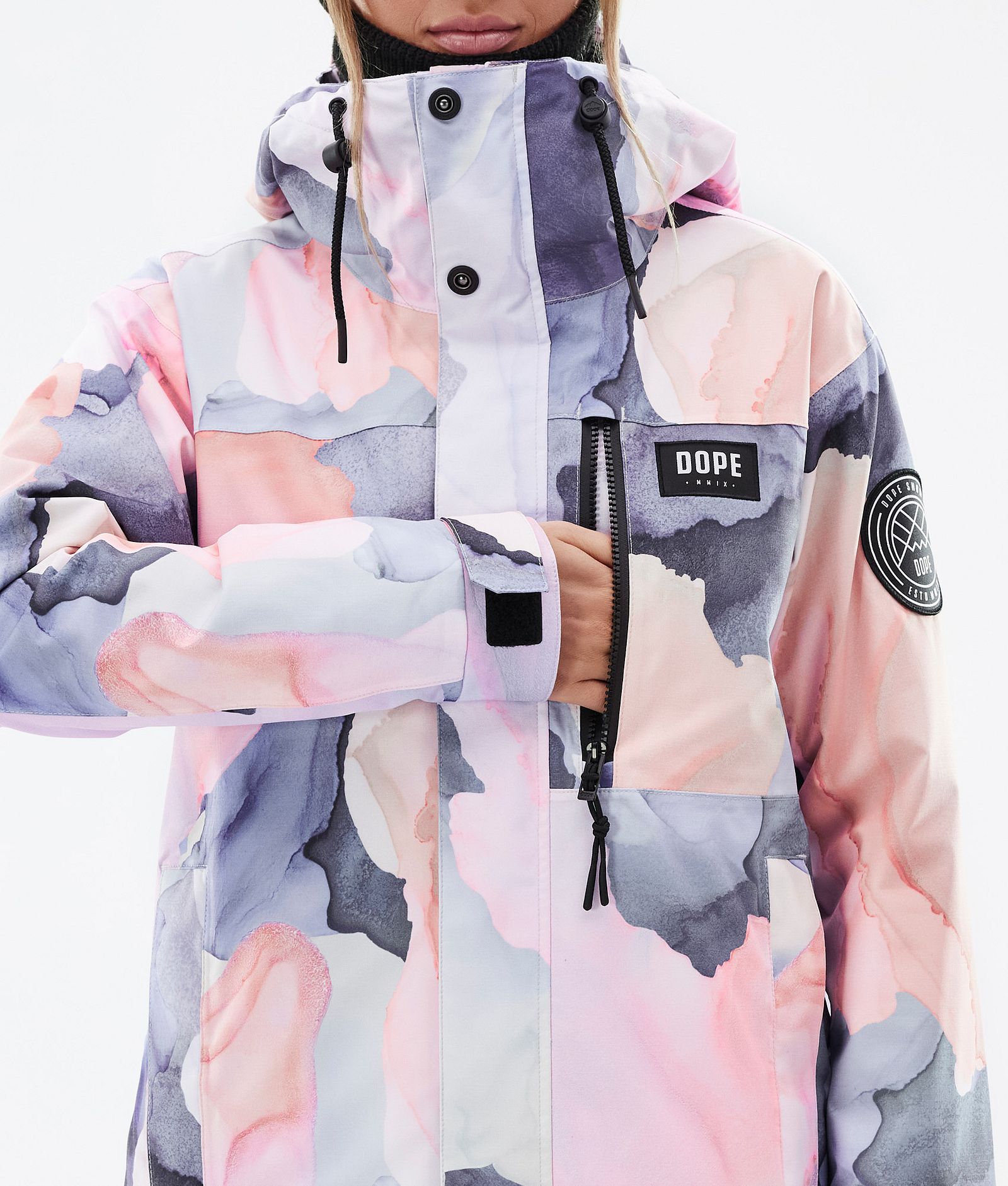 Dope Blizzard W Full Zip Skijacke Damen Blot Peach, Bild 9 von 10