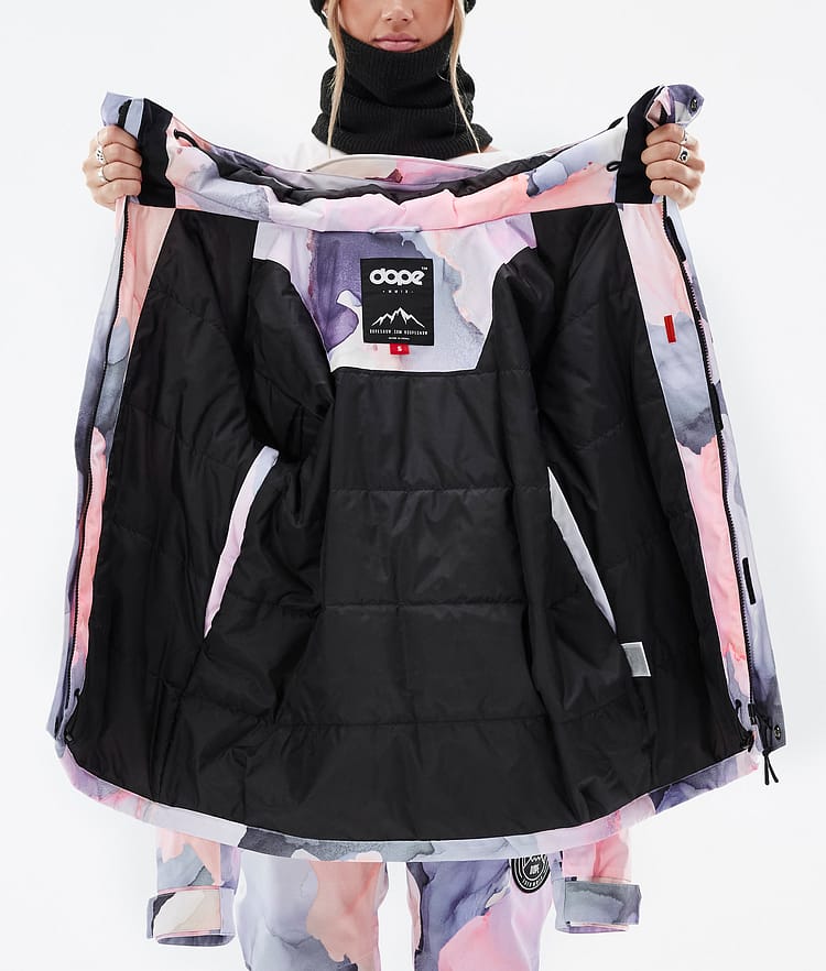 Dope Blizzard W Full Zip Veste Snowboard Femme Blot Peach