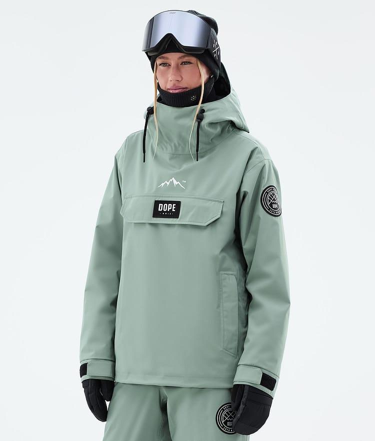 Dope Blizzard W Giacca Snowboard Donna Faded Green, Immagine 1 di 9