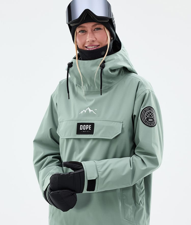 Dope Blizzard W Giacca Snowboard Donna Faded Green, Immagine 2 di 9