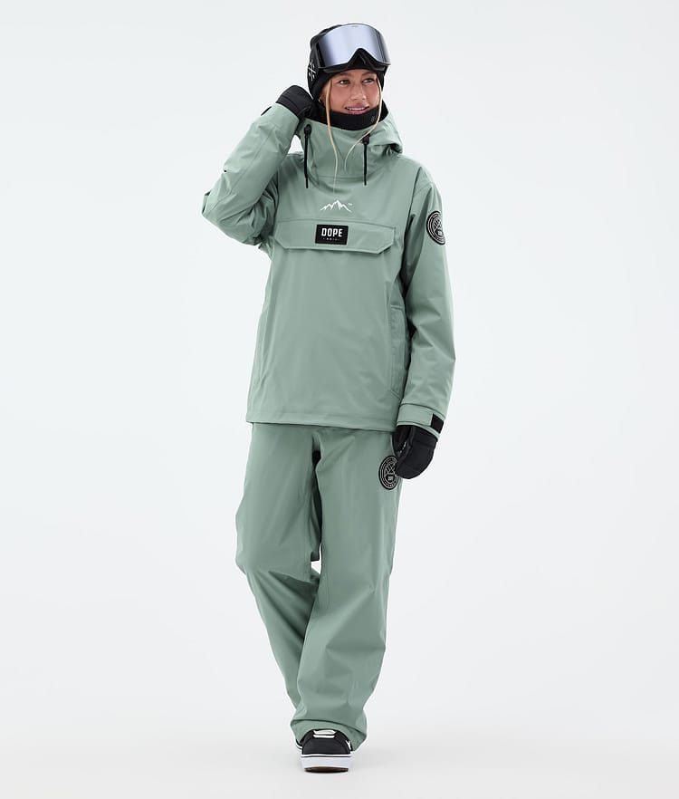 Dope Blizzard W Giacca Snowboard Donna Faded Green, Immagine 3 di 9