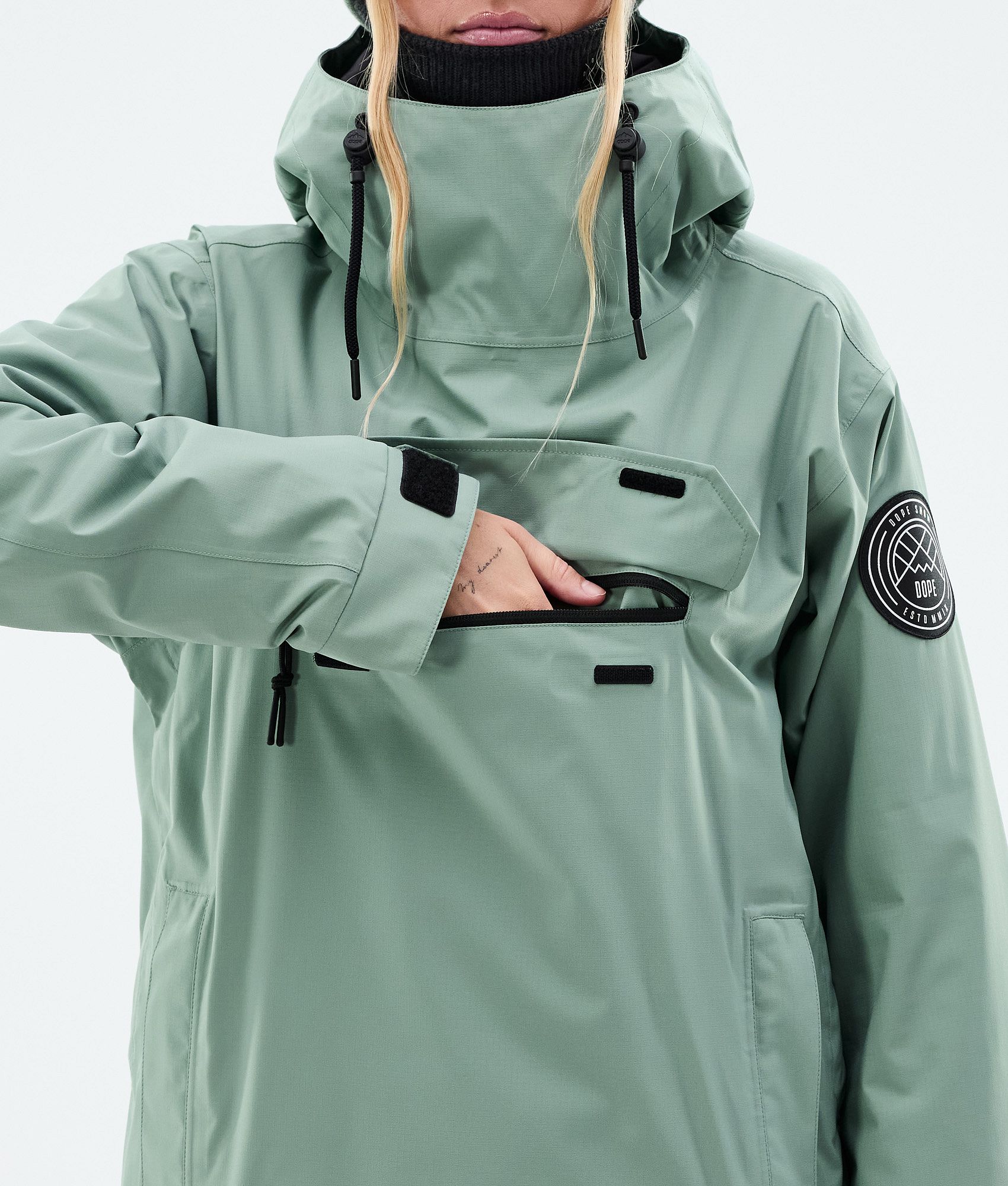 Dope Blizzard W Snowboard Jacket Women Faded Green | Ridestore.com