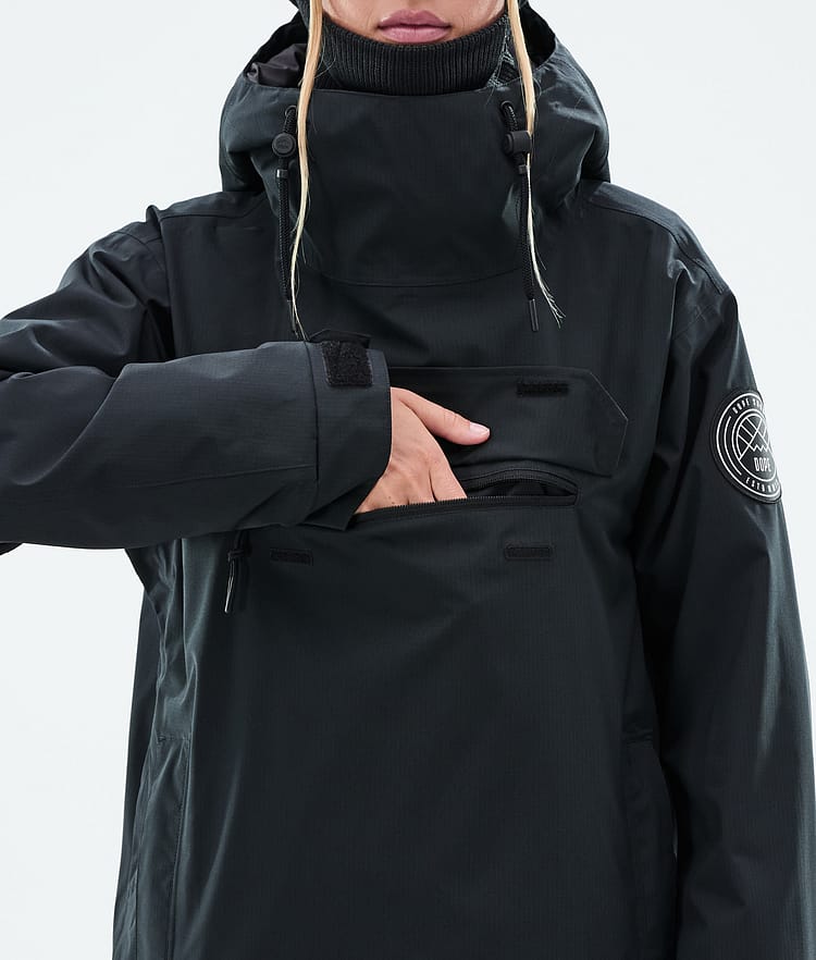 Dope Blizzard W Giacca Snowboard Donna Black, Immagine 9 di 9