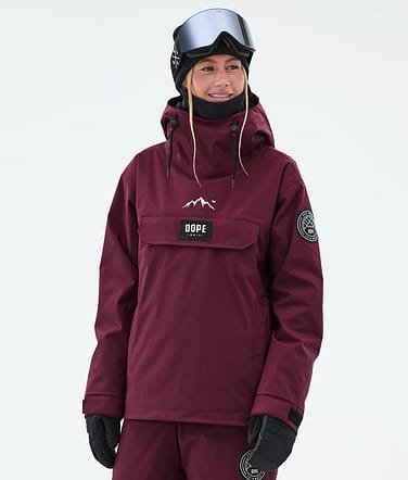 Dope Blizzard W Snowboard Jacket Women Burgundy