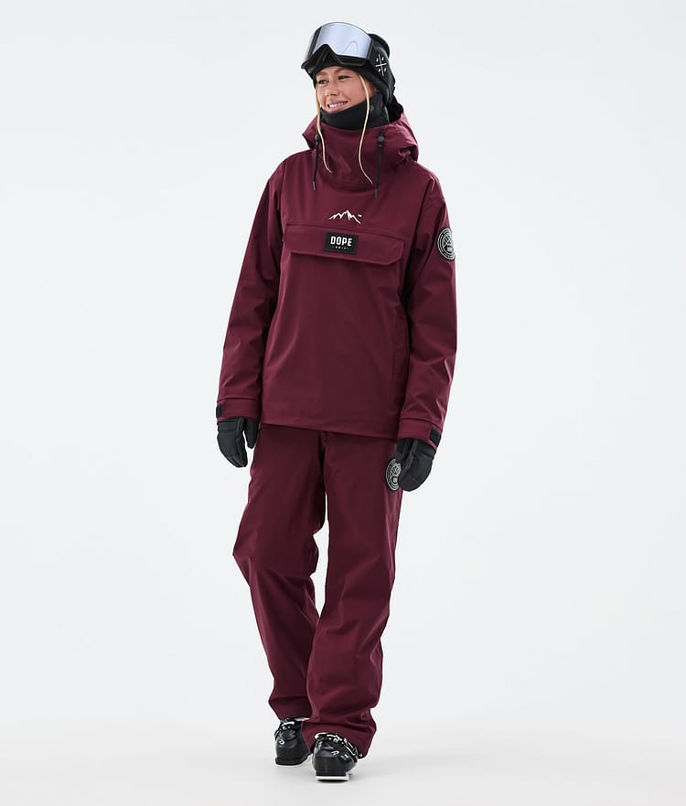 Dope Blizzard W Giacca Sci Donna Burgundy, Immagine 3 di 9