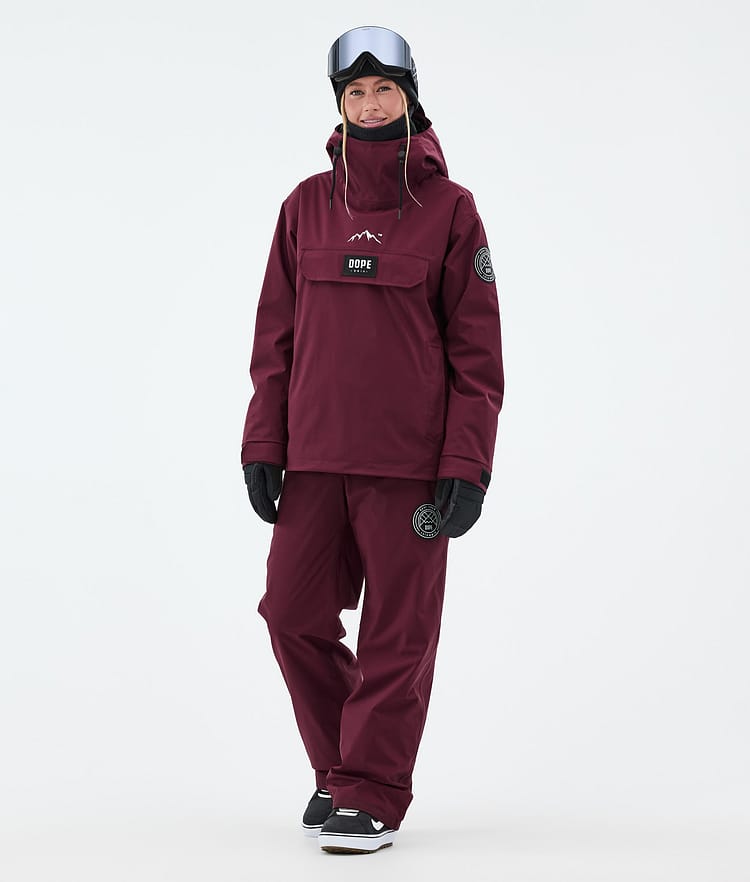 Dope Blizzard W Giacca Snowboard Donna Burgundy, Immagine 3 di 9