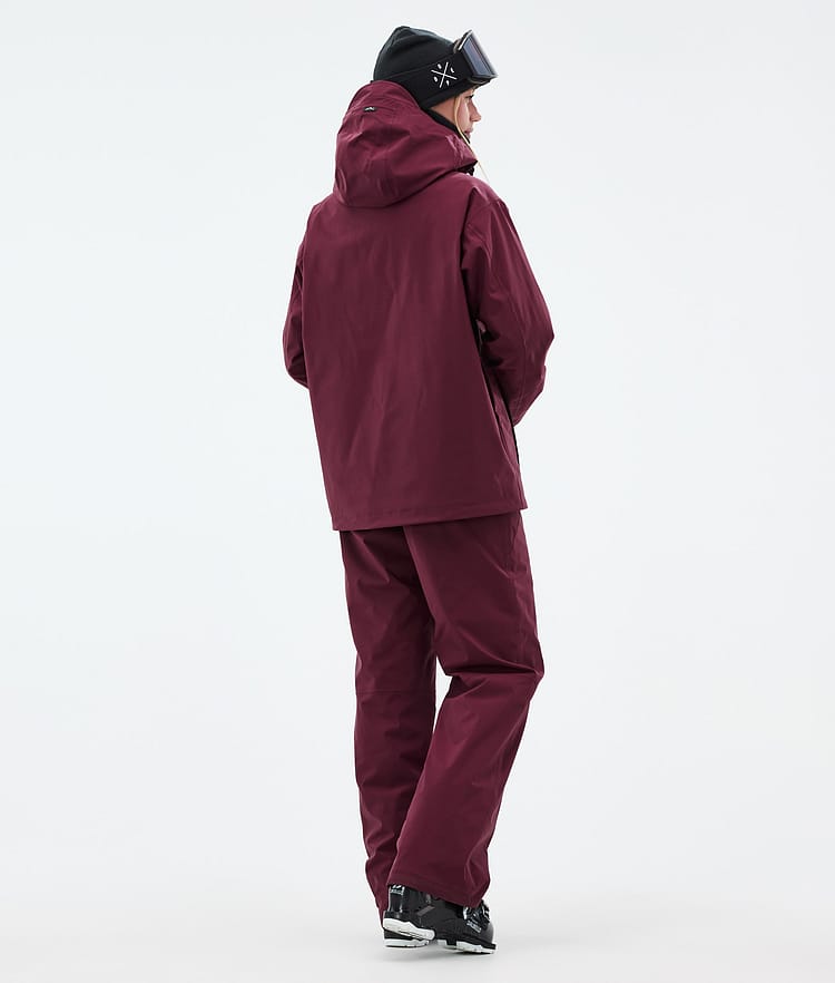 Dope Blizzard W Giacca Sci Donna Burgundy, Immagine 5 di 9