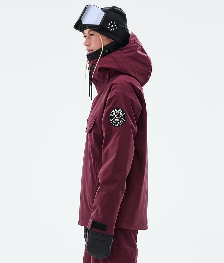 Dope Blizzard W Giacca Snowboard Donna Burgundy, Immagine 6 di 9