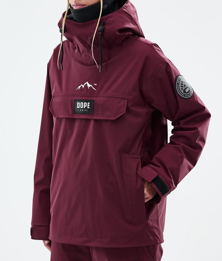 Dope Blizzard W Giacca Snowboard Donna Burgundy, Immagine 8 di 9