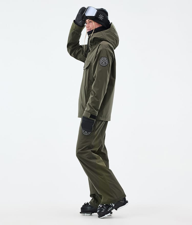 Dope Blizzard W Giacca Sci Donna Olive Green, Immagine 4 di 9