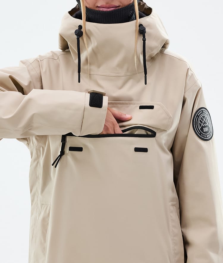 Dope Blizzard W Snowboard Jacket Women Sand, Image 9 of 9