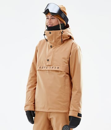 Dope Legacy W Kurtka Snowboardowa Kobiety Khaki Yellow