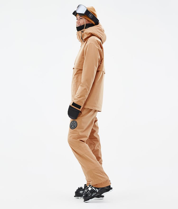 Dope Legacy W Ski Jacket Women Khaki Yellow, Image 4 of 9