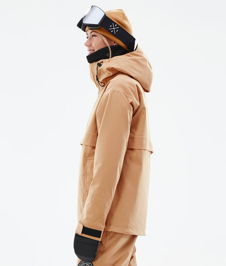 Dope Legacy W Ski Jacket Women Khaki Yellow, Image 6 of 9