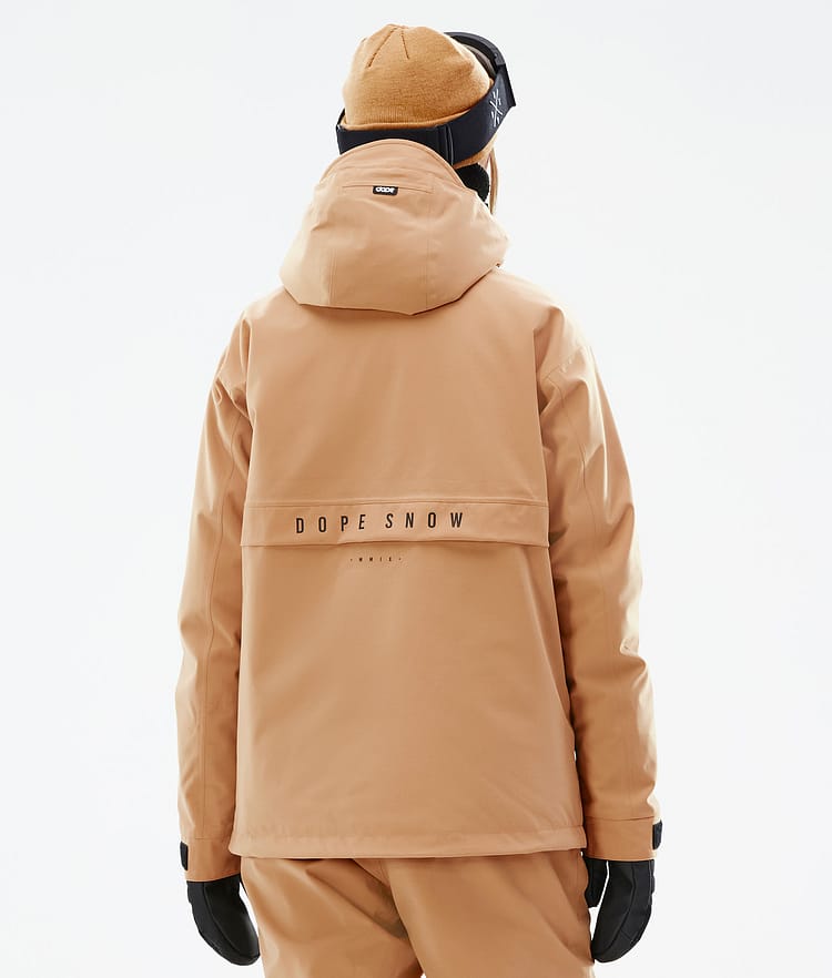 Dope Legacy W Kurtka Snowboardowa Kobiety Khaki Yellow