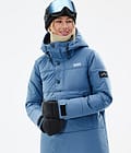 Dope Puffer W Snowboard Jacket Women Blue Steel