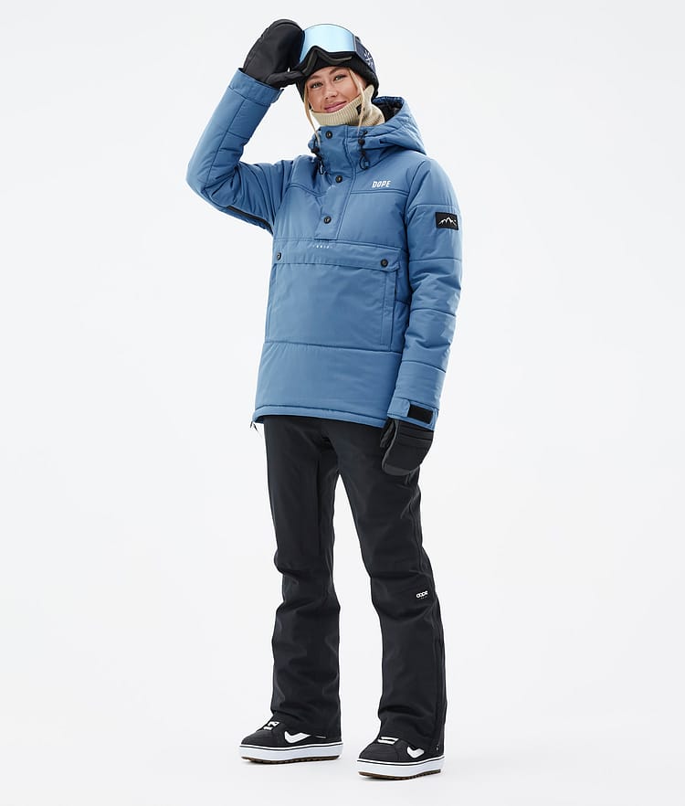 Dope Puffer W 2023 Veste Snowboard Femme Blue Steel, Image 3 sur 9